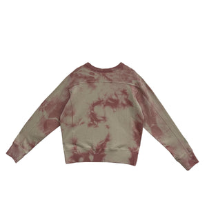 NICHOLAS DALEY - TIE - DYE CREWNECK - SS23 - BIEGE / PINK